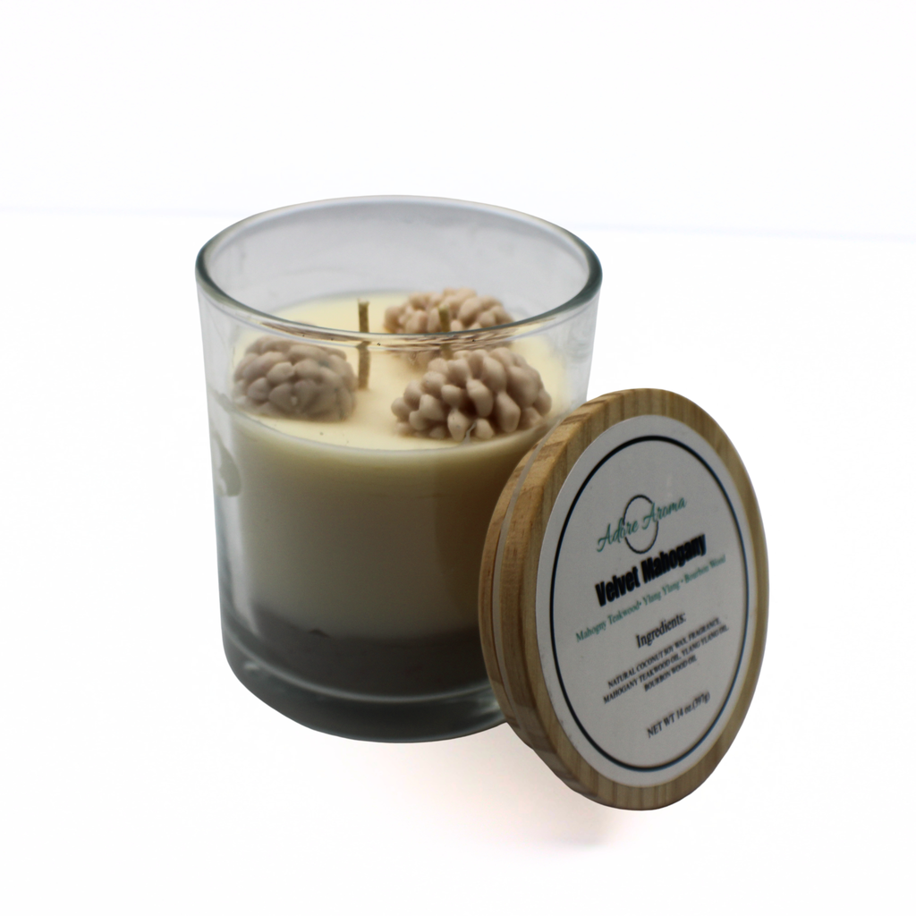 Velvet Mahogany Coconut Soy Candle No. 14