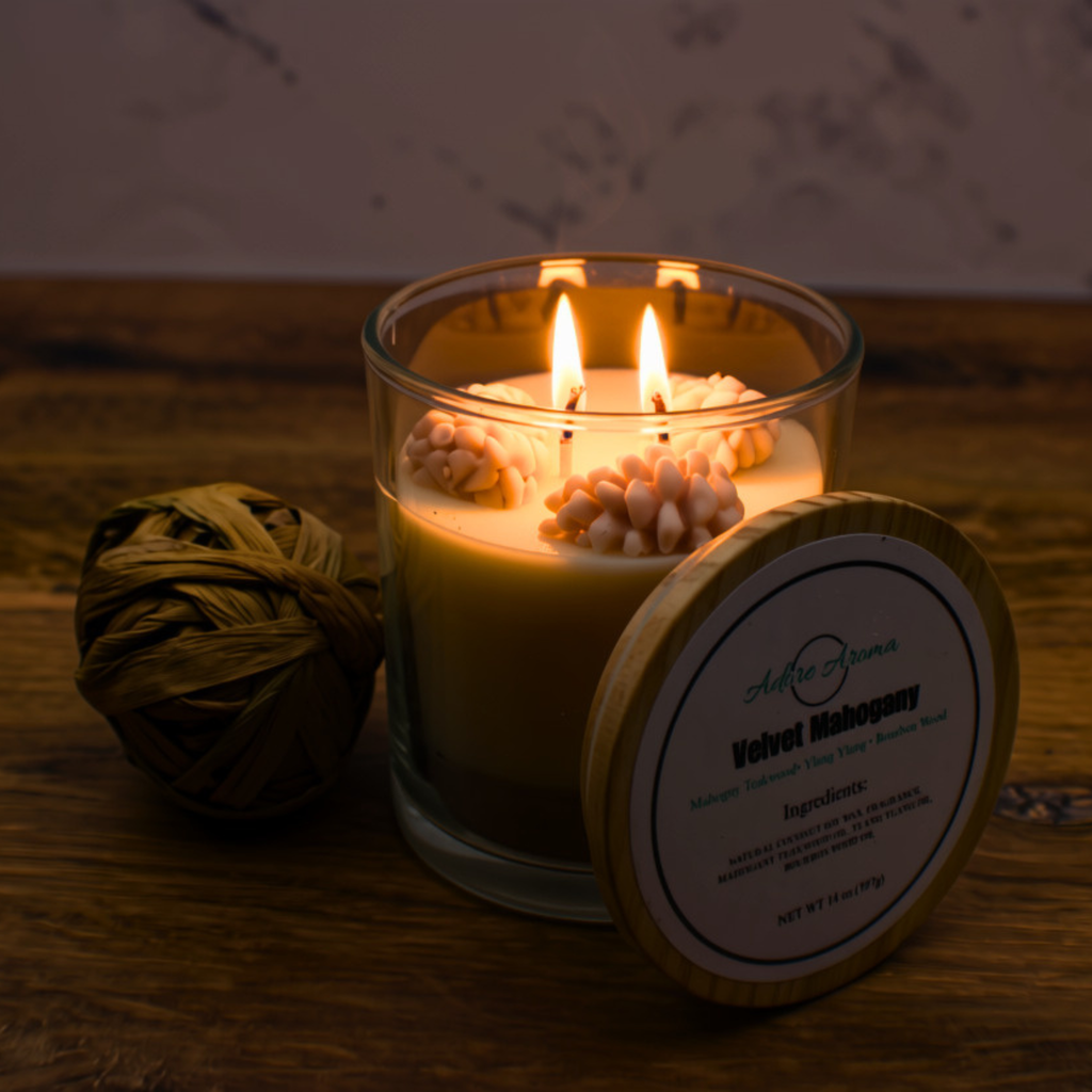 Velvet Mahogany Coconut Soy Candle No. 14