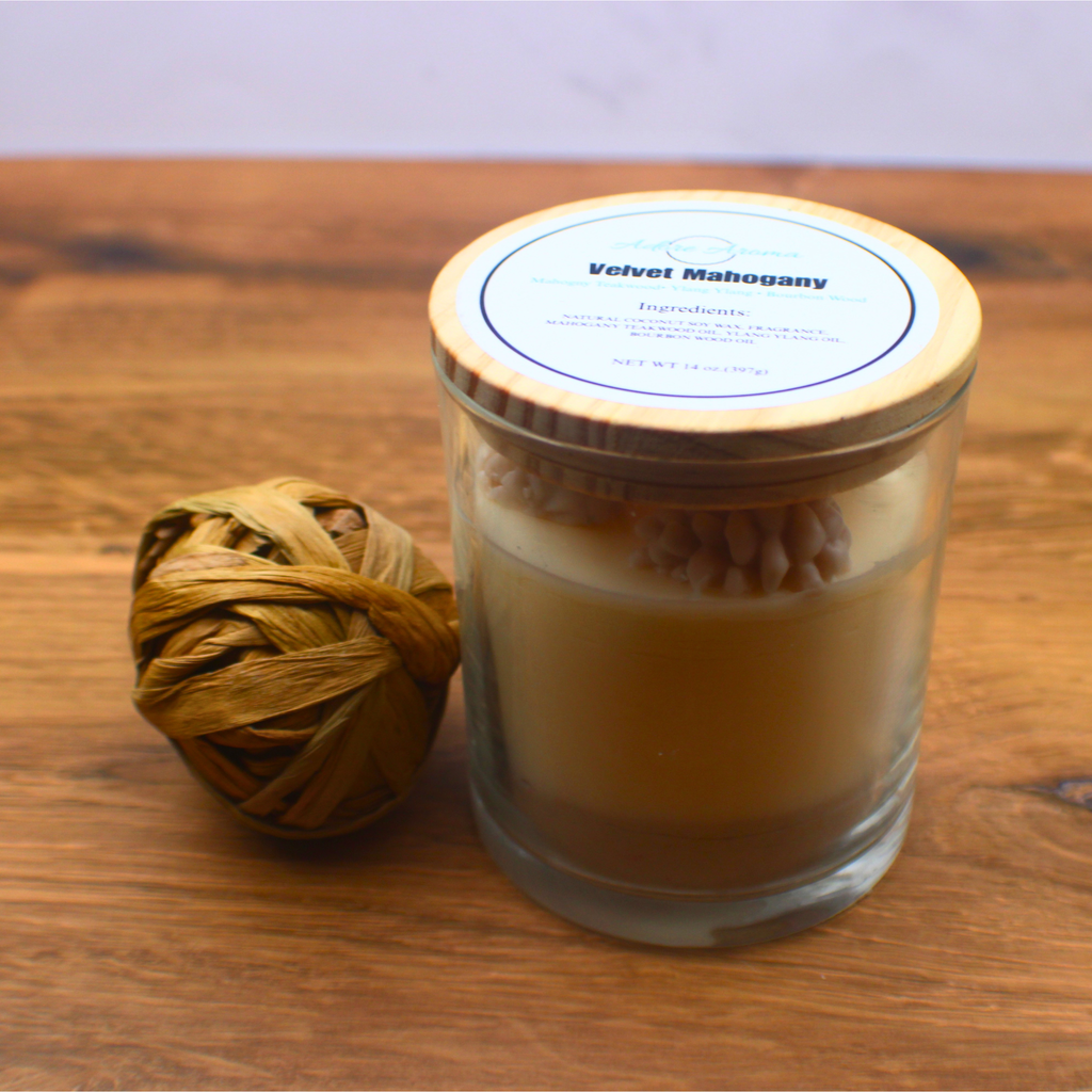 Velvet Mahogany Coconut Soy Candle No. 14