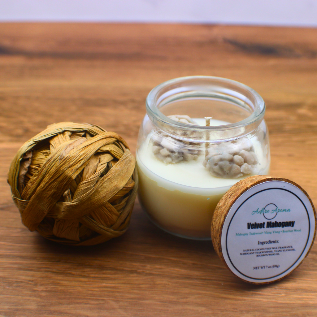 Velvet Mahogany Coconut Soy Candle No. 7