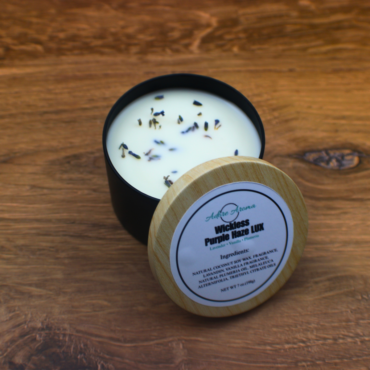Purple Haze LUX Coconut Soy Candle No. 7