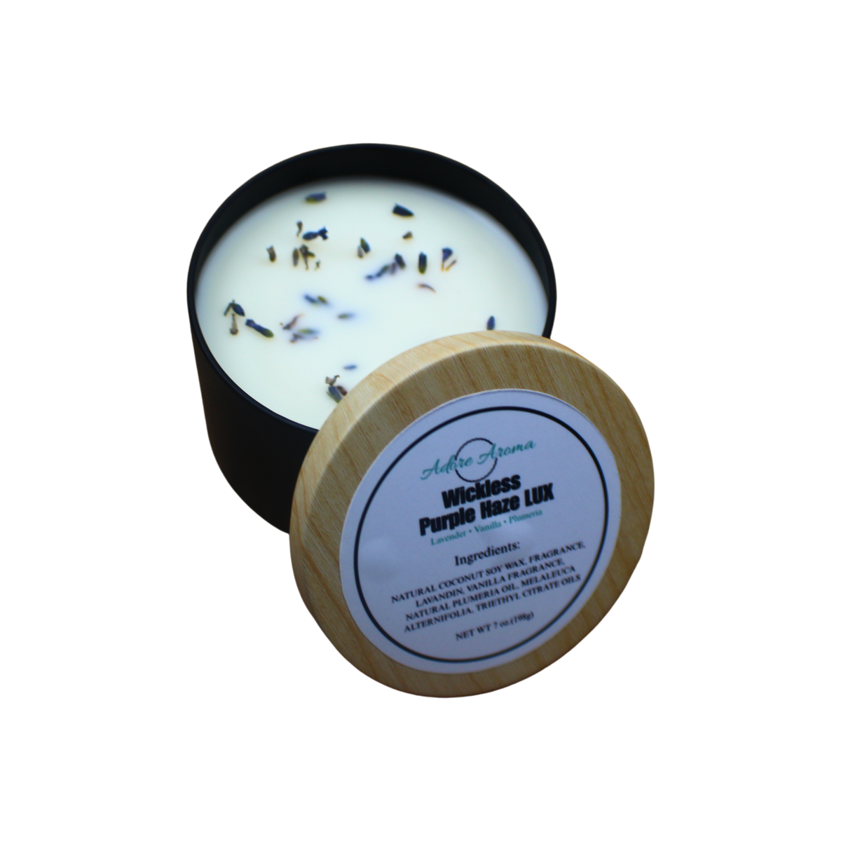 Purple Haze LUX Coconut Soy Candle No. 7
