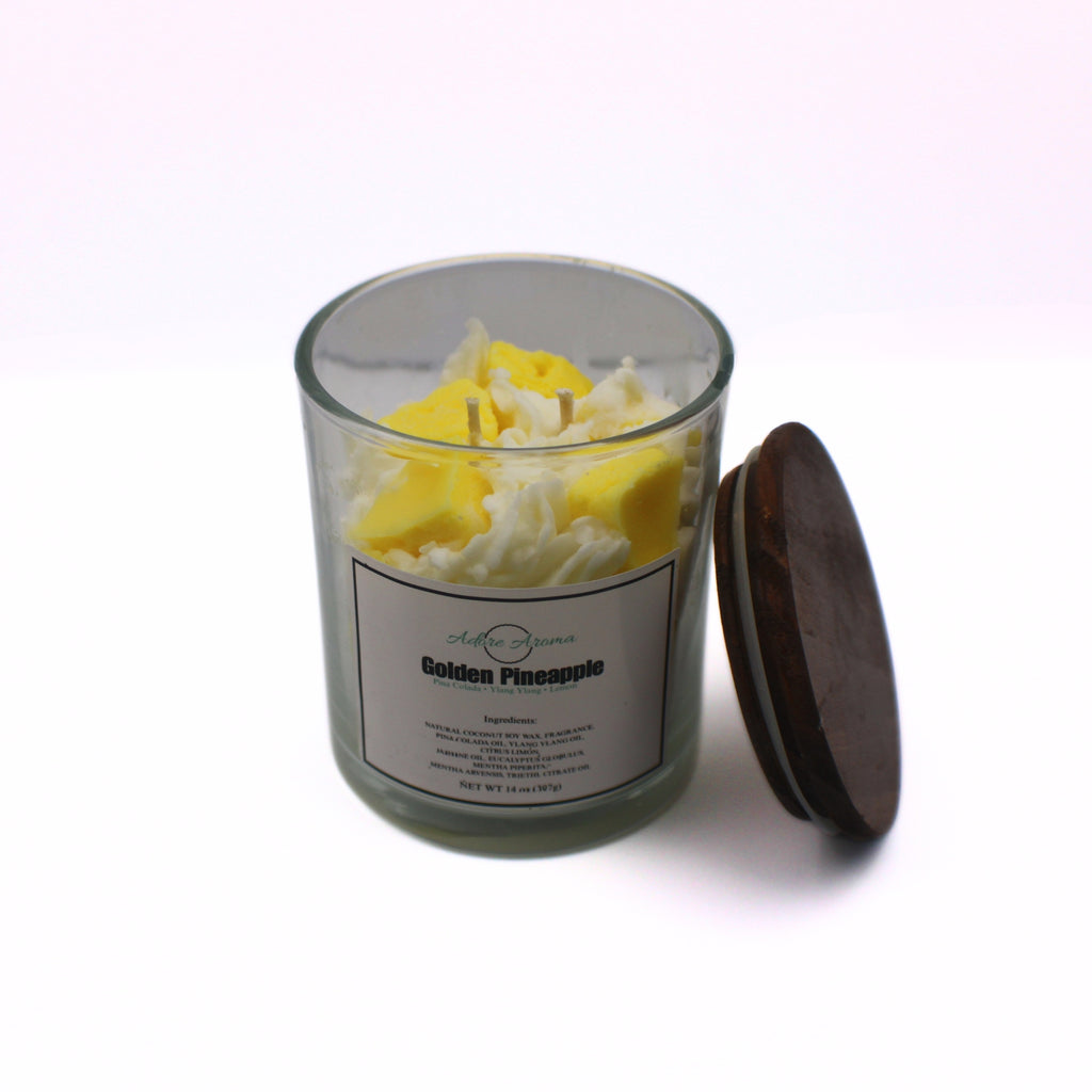 Golden Pineapple Coconut Soy Candle No. 14