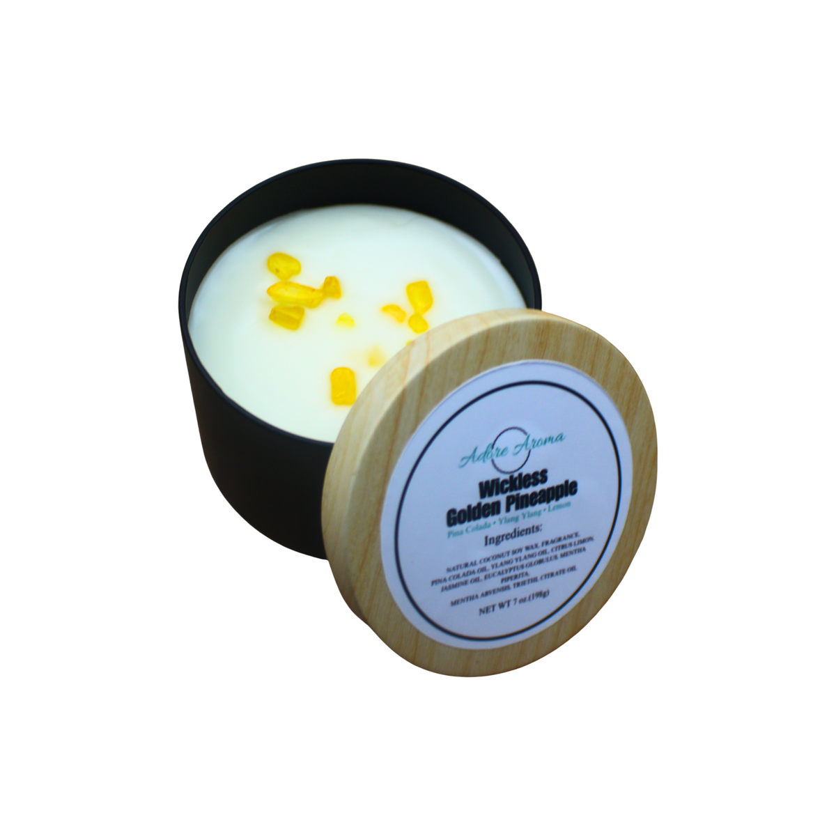 Golden Pineapple Coconut Soy Candle No. 7