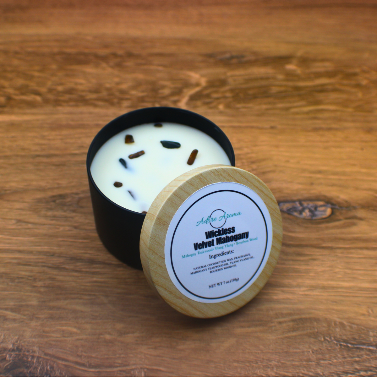 Velvet Mahogany Coconut Soy Candle No. 7