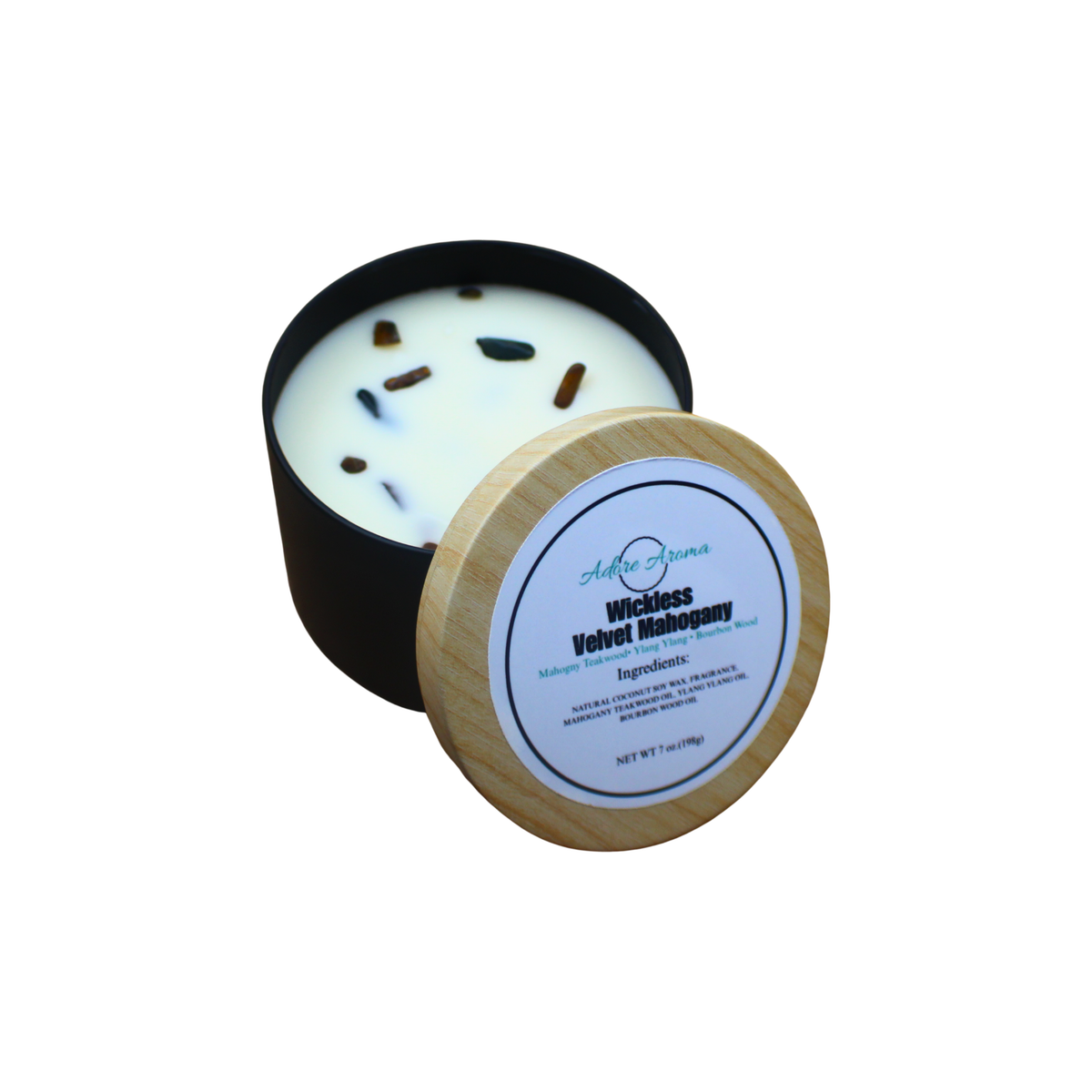 Velvet Mahogany Coconut Soy Candle No. 7