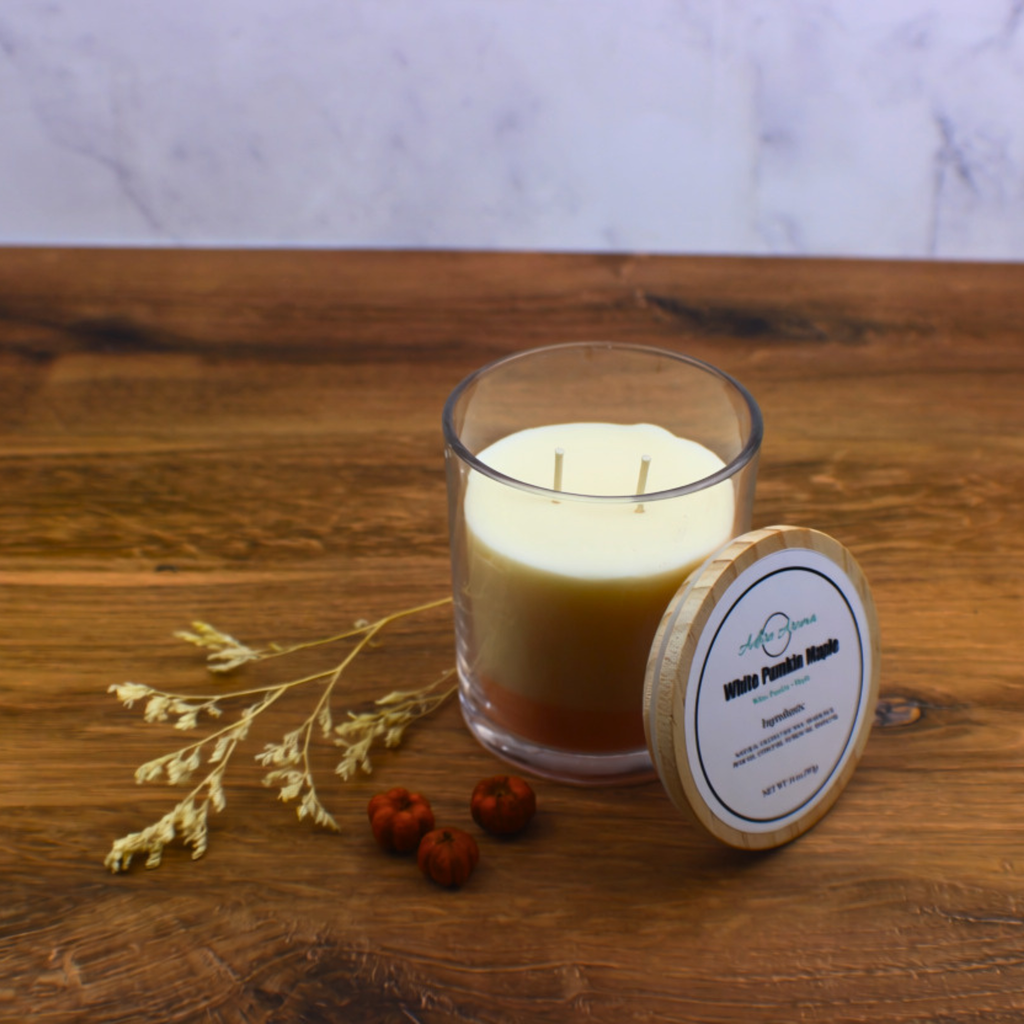 White Pumpkin Maple Coconut Soy Candle No. 14