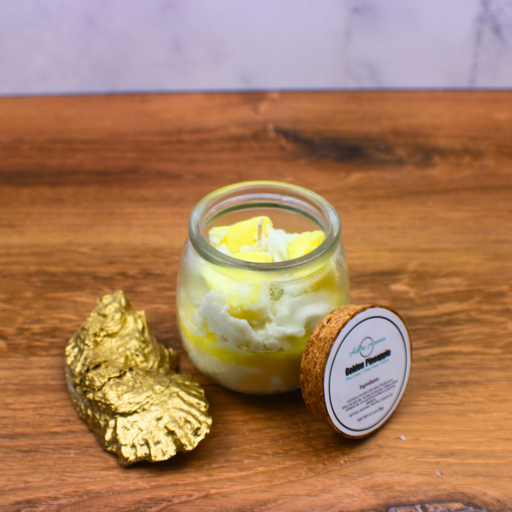 Golden Pineapple Coconut Soy Candle No. 7