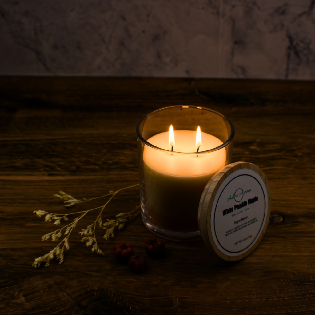 White Pumpkin Maple Coconut Soy Candle No. 14
