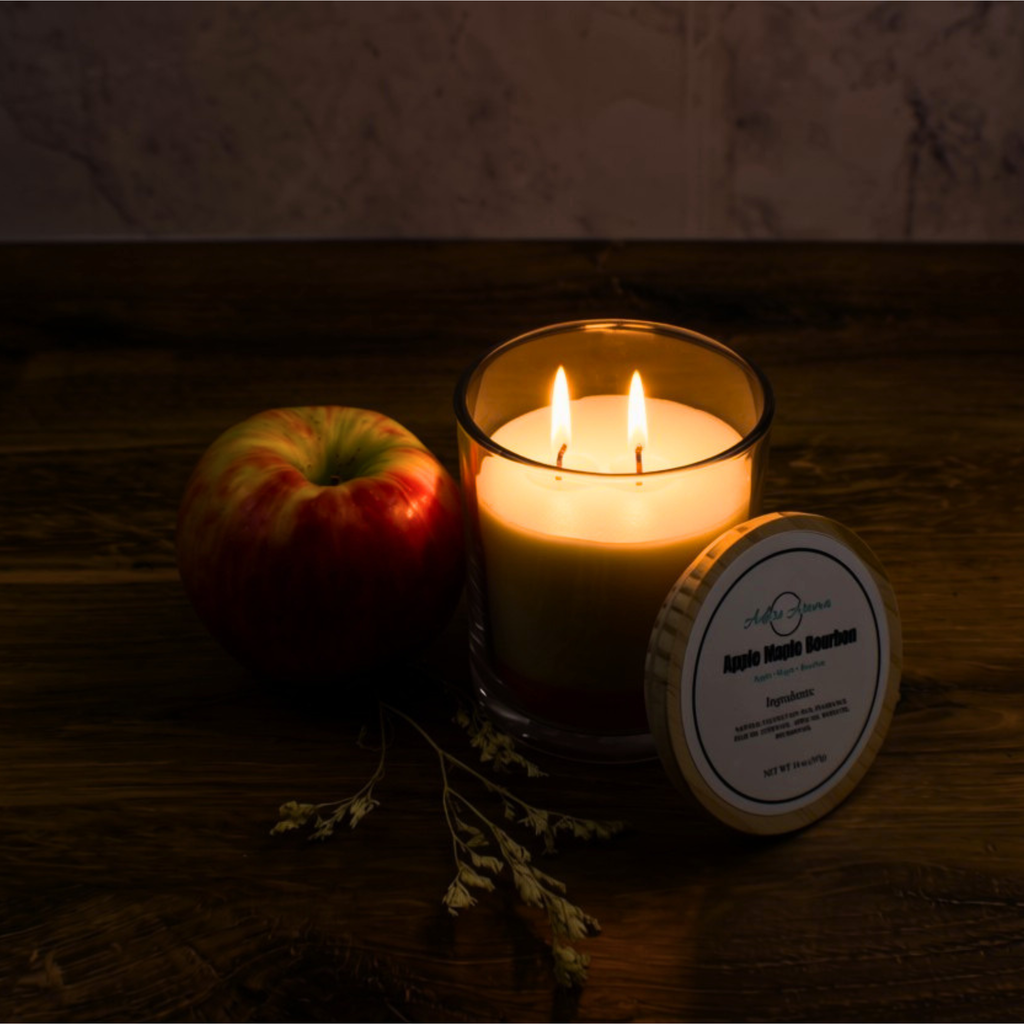 Apple Maple Bourbon Coconut Soy Candle No. 14