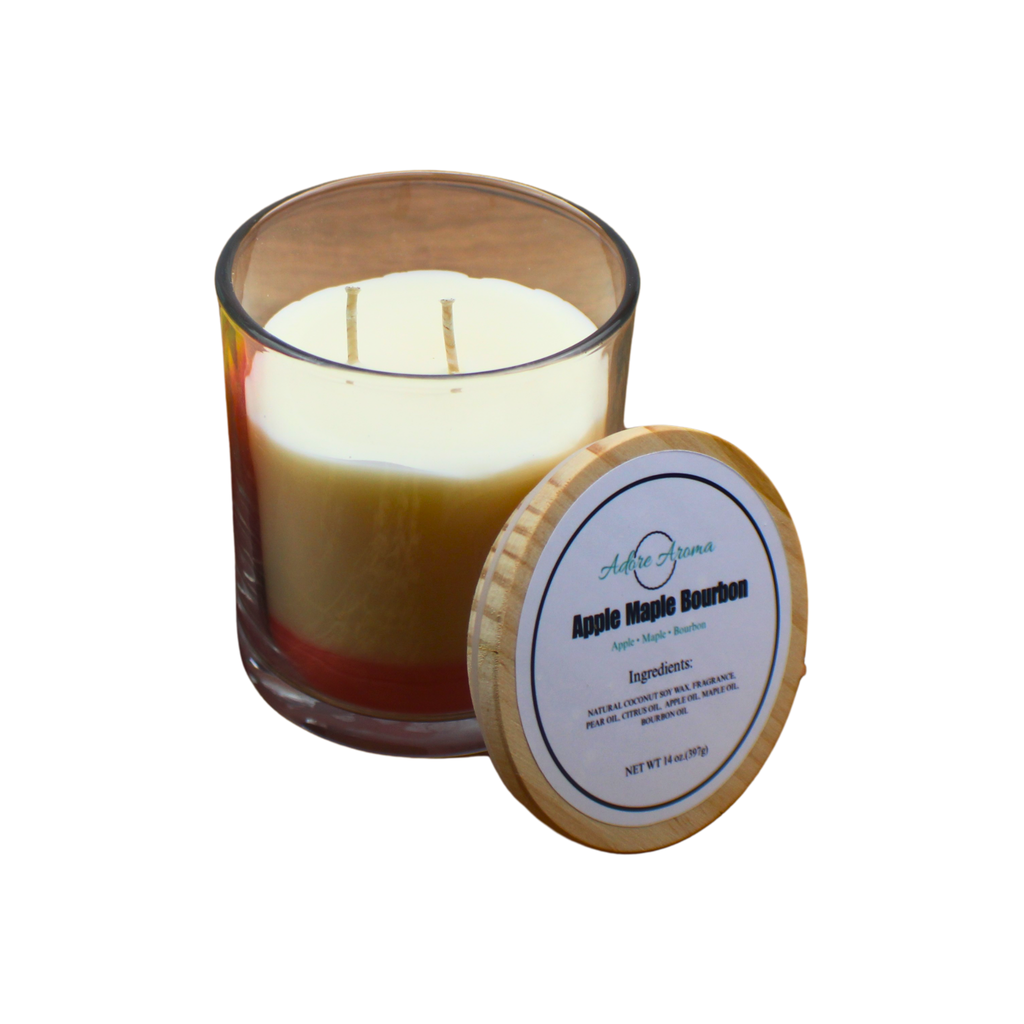 Apple Maple Bourbon Coconut Soy Candle No. 14
