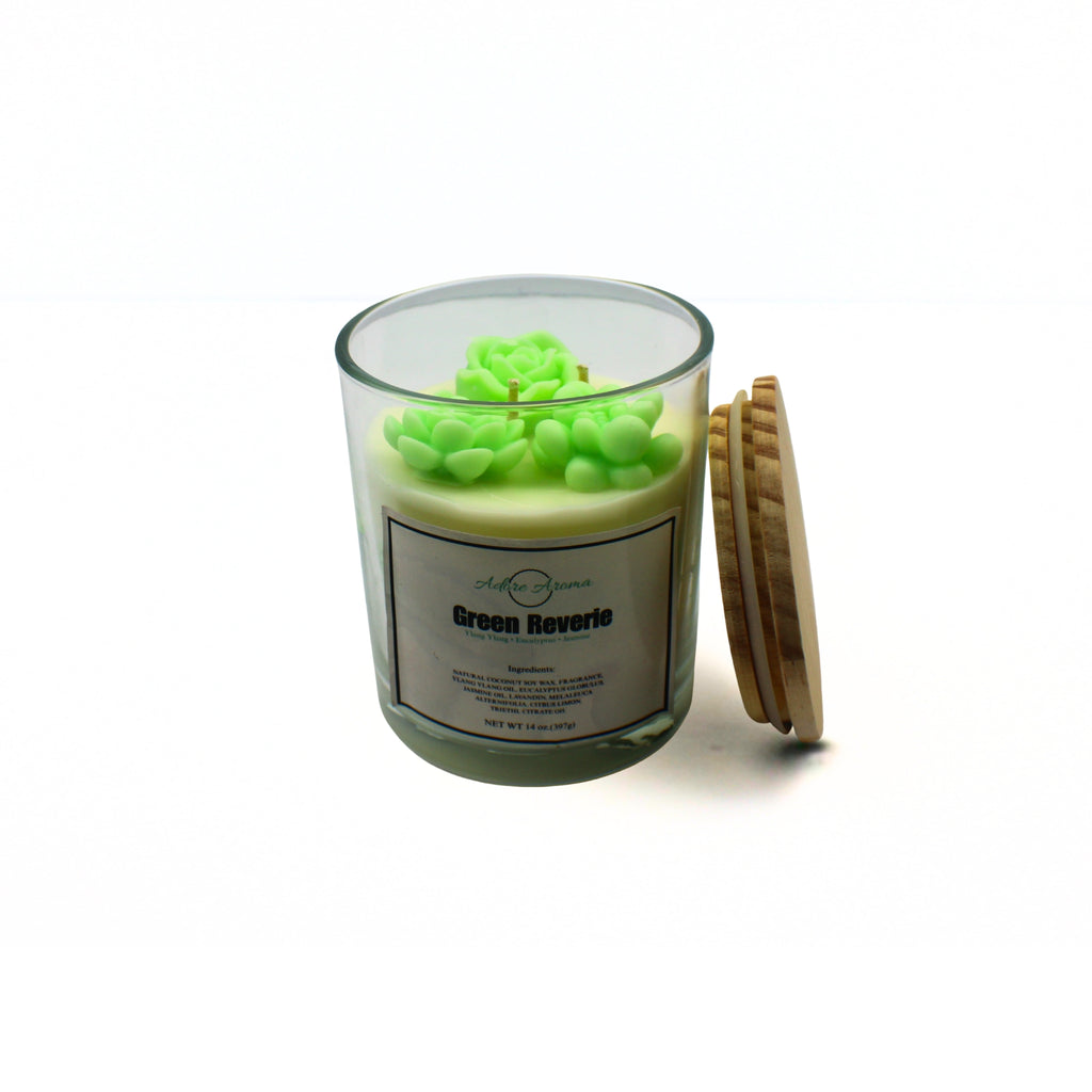 Green Reverie Coconut Soy Candle No. 14