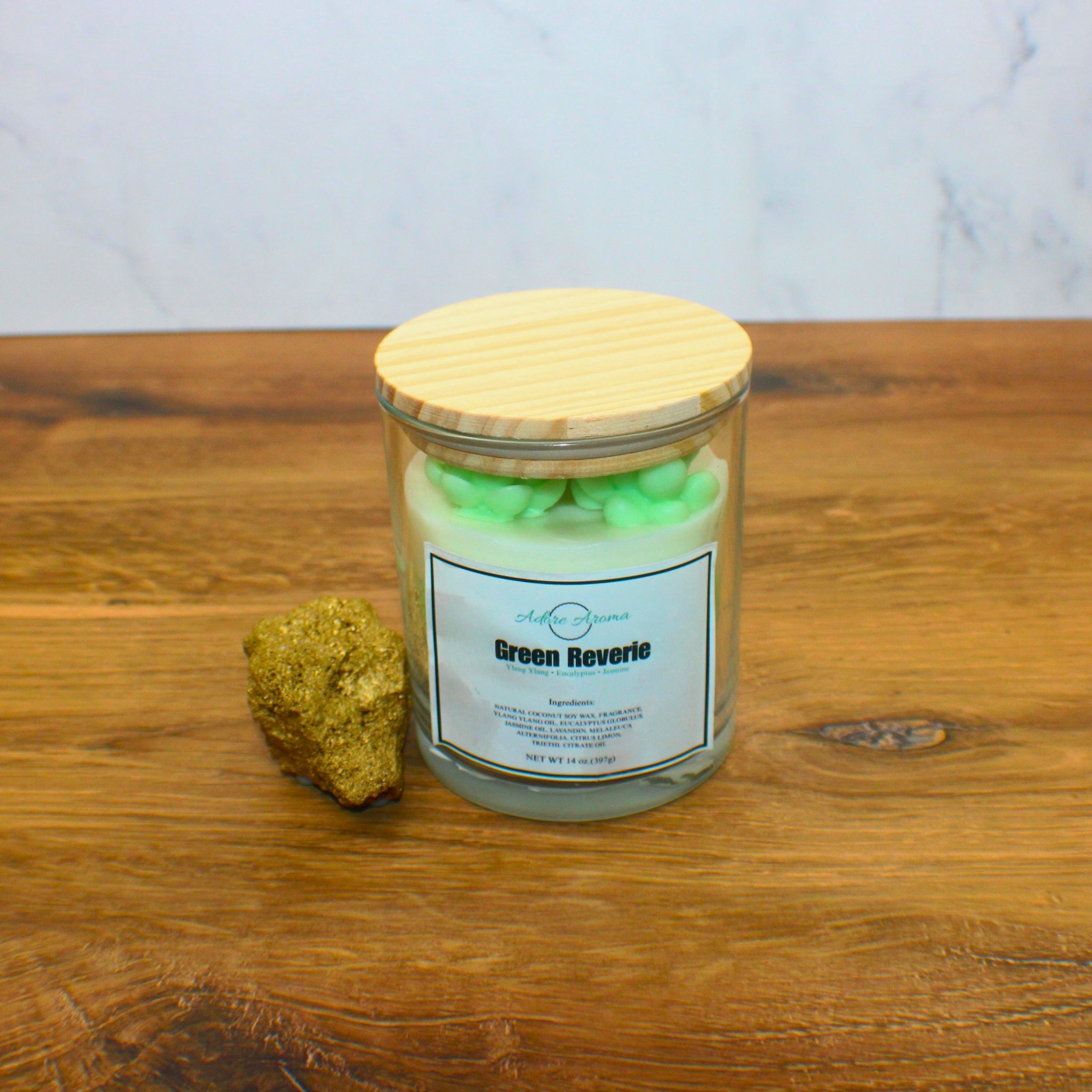 Green Reverie Coconut Soy Candle No. 14
