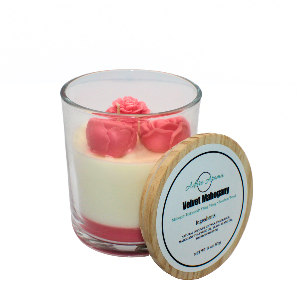Velvet Mahogany Coconut Soy Candle No. 14