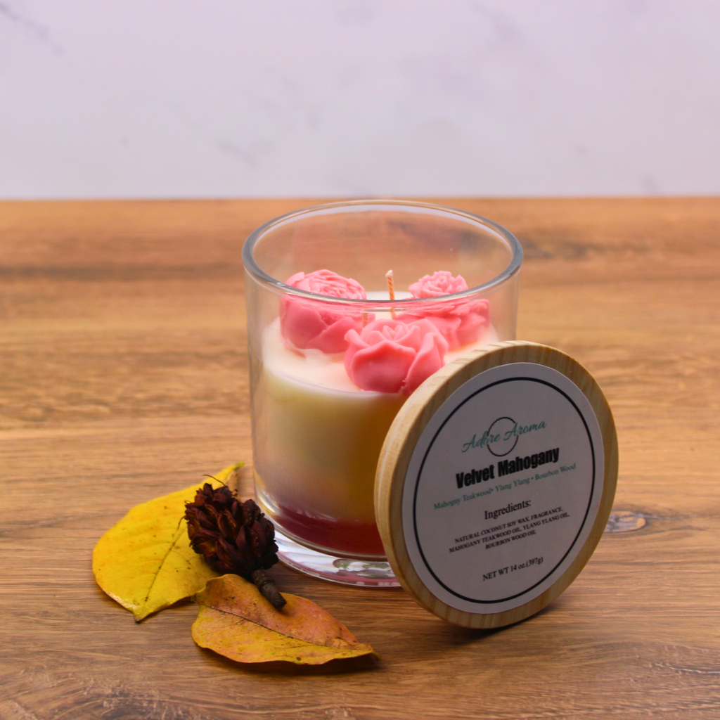 Velvet Mahogany Coconut Soy Candle No. 14