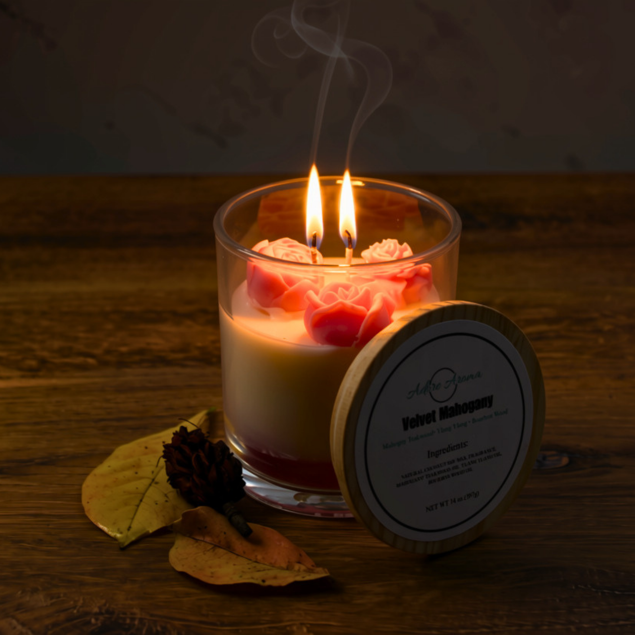 Velvet Mahogany Coconut Soy Candle No. 14
