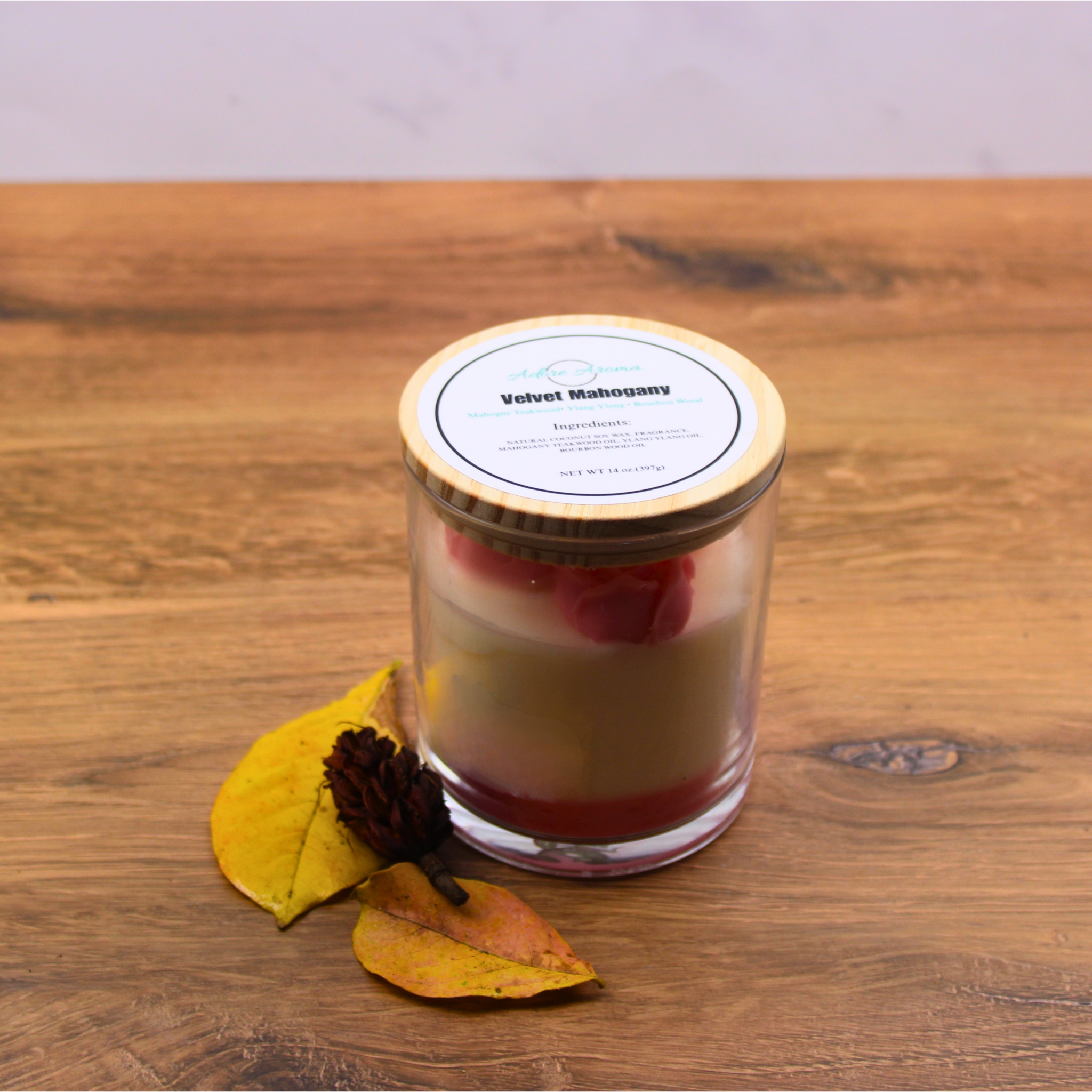 Velvet Mahogany Coconut Soy Candle No. 14