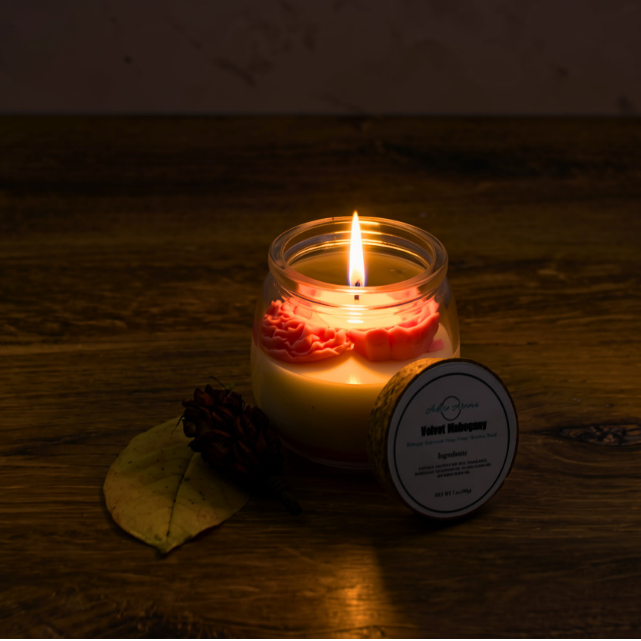 Velvet Mahogany Coconut Soy Candle No. 7