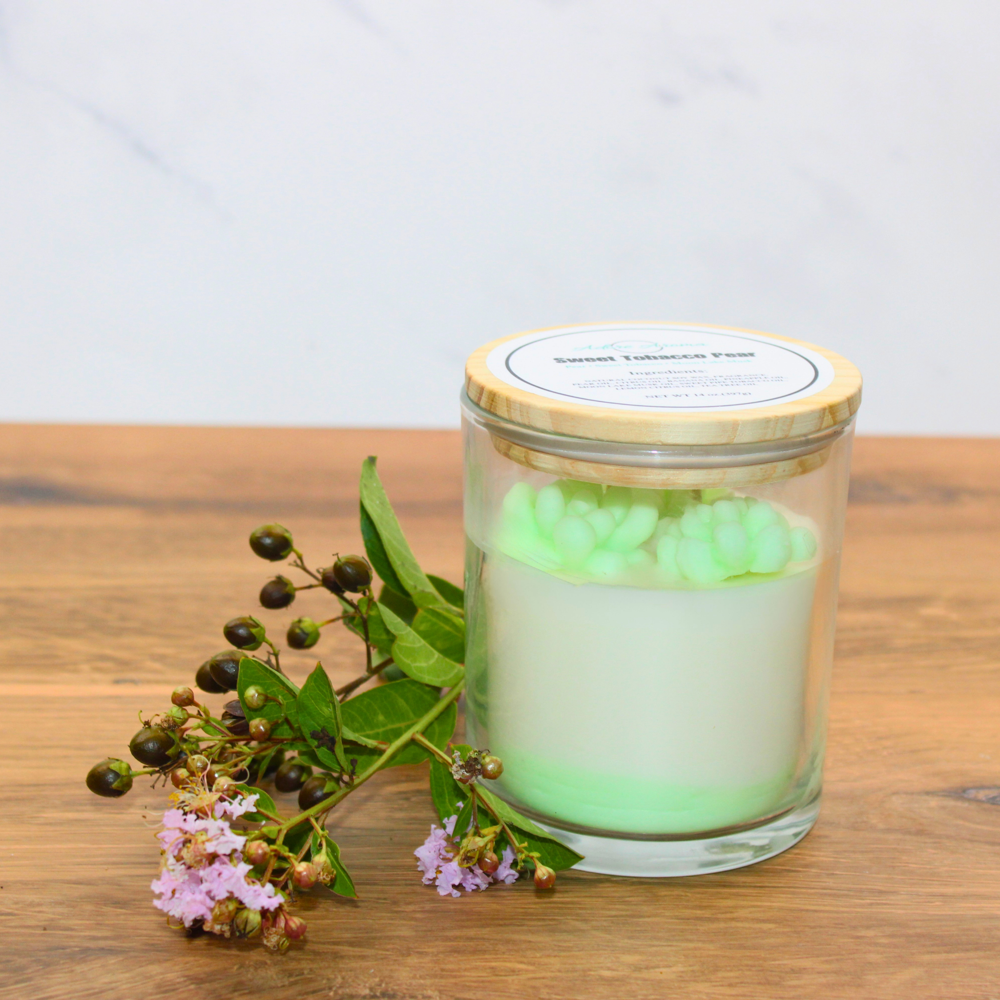 Sweet Tobacco Pear Coconut Soy Candle No. 14