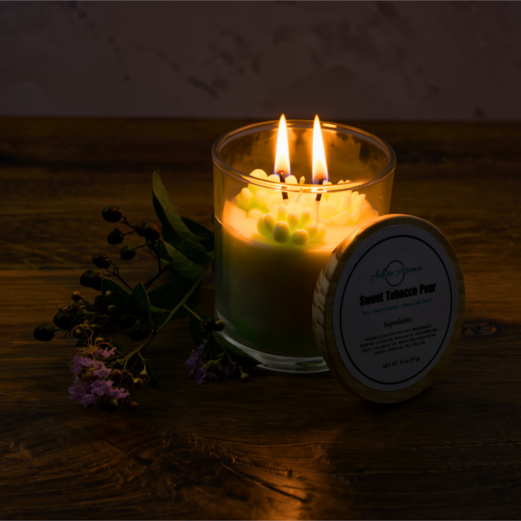 Sweet Tobacco Pear Coconut Soy Candle No. 14