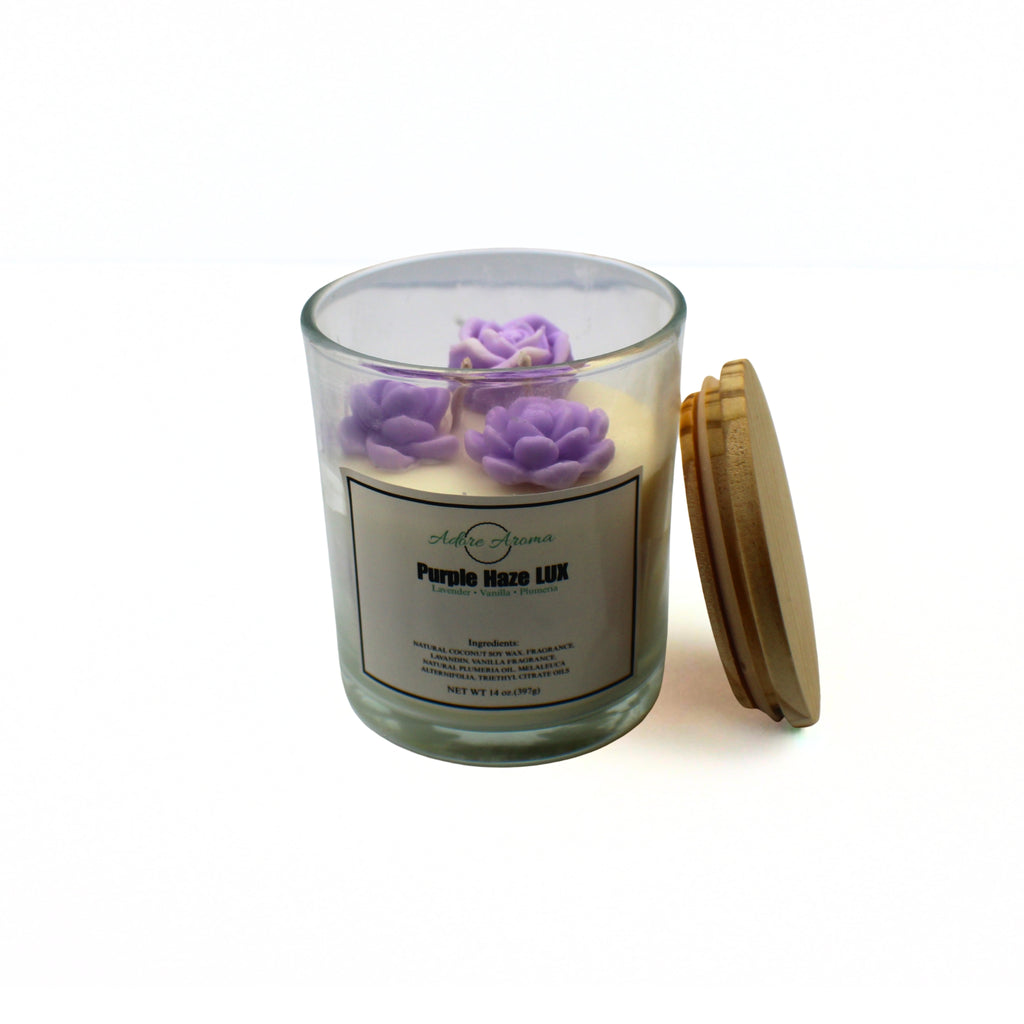 Purple Haze LUX Coconut Soy Candle No. 14