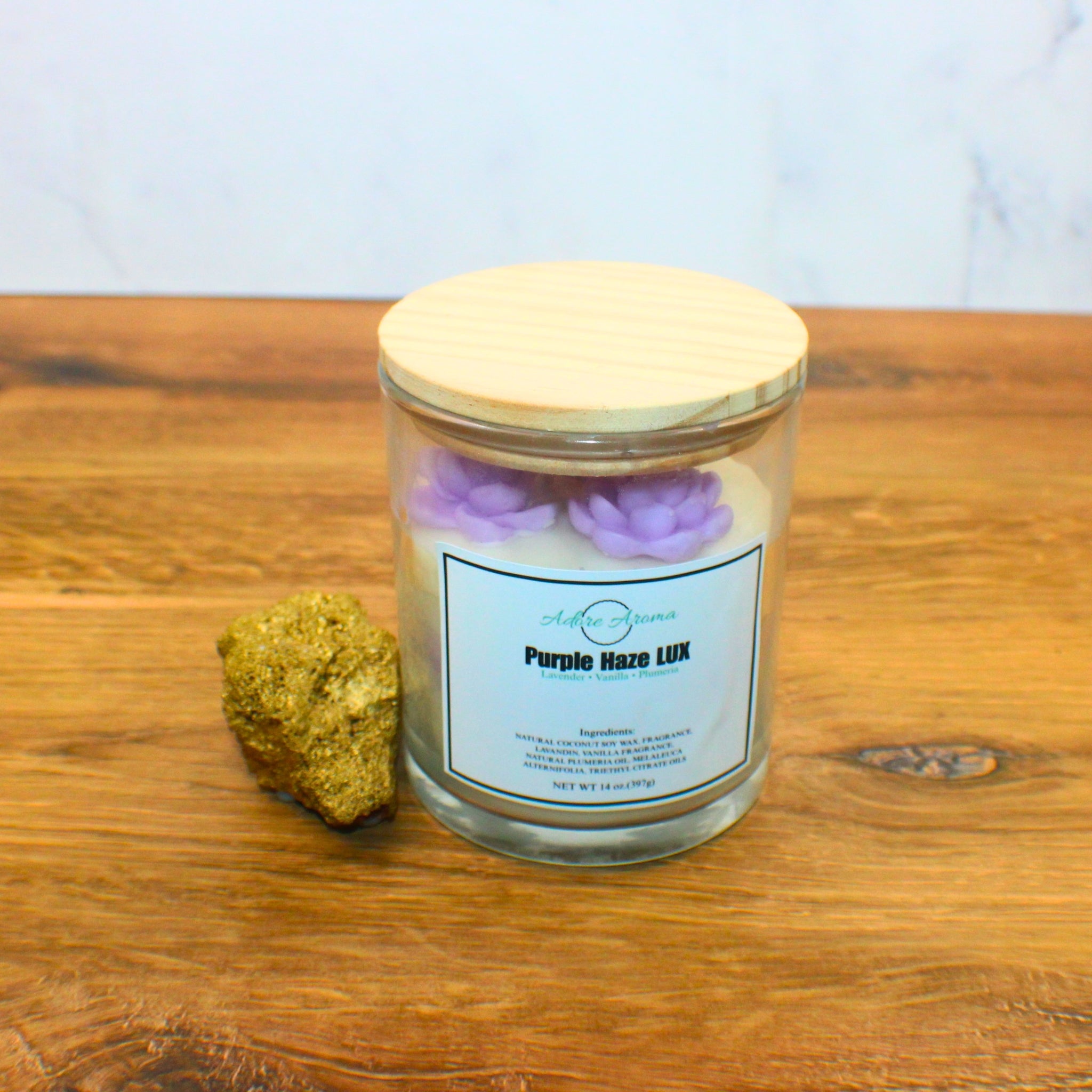 Purple Haze LUX Coconut Soy Candle No. 14